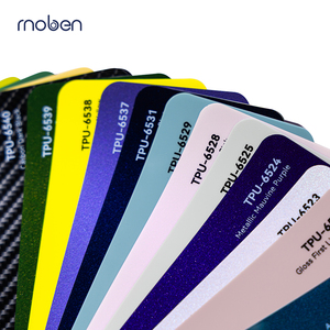 Moben alta calidad seco/húmedo aplicar 1,52*15M/rollo 350 + colores TPU CAMBIO DE Color autocuración coche película de protección de pintura de cuerpo completo - Product Image 4
