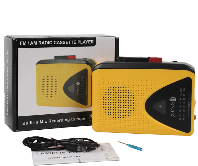 Wholesale Retro Style AM FM Portable Cassette Player Recorder Low Price ODM/OEM Dropship Cassette Radio Player