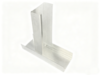 Profilés métalliques légers en acier galvanisé de haute qualité pour ossature de plafond et de mur, profil Omega, pour cloisons sèches