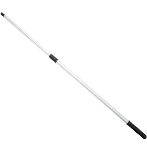 Adjustable Aluminum Extension Handle Telescopic Pole With Threaded Tip Fit For Brush Broom Mops