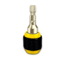 Adaptateur à changement rapide à tige hexagonale pour perceuse électrique, outil manuel en acier au carbone