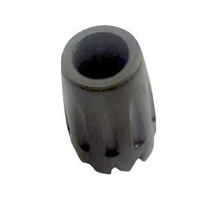 Couvre-embout en caoutchouc noir universel pour bâton de trekking, forme de balle, accessoire de randonnée en plein air, pièce de rechange pour bâton de marche - Product Image 1