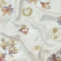 Tissu Jacquard Brodé Chinois Premium 2026 en Polyester Enduit PVC, Tissé, Poids Moyen, Durable, pour Robes de Mariée, Sacs et Vêtements pour Filles