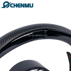 Matte Carbon Fiber Leather Car <b>Steering</b> <b>Wheel</b> <b>for</b> F30 F20 F22 F31 F32 F18 F01 F11 F15 F16 F90 with LED Plug and Play - Product Image 3