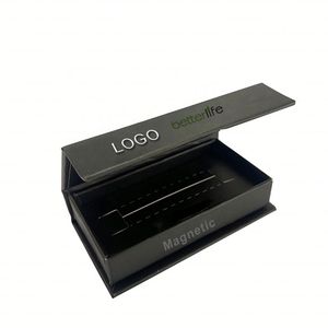 Luxury Black 1Ml Rigid Child Proof Magnetic Cardboard Paper <b>Box</b> Custom Cosmetics <b>Packaging</b> Magnetic <b>Box</b> Design - Product Image 4