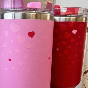 Best Seller 1:1 originale il famoso marchio Stany Cup H2.0 Cup 40oz valentino cuori con manico per regalo - Product Image 5