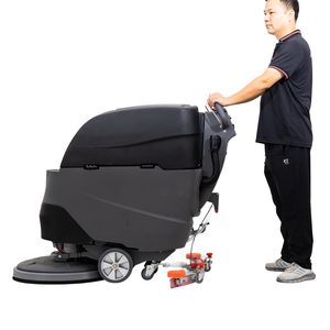 <b>Walk</b> Behind Floor Scrubber Self Propelled 2500m/h Industrial Floor Cleaning <b>Machine</b> for Factory Workshop Warehouse - Product Image 2