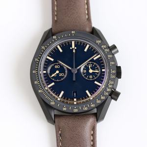 Montre de sport mécanique multifonctionnelle avec chronographe, mouvement 9300, boîtier en céramique, caoutchouc, 44mm - Product Image 1