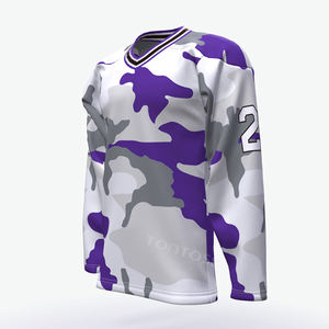 เสื้อยืดเสื้อแจ็คเก็ตมีฮู้ดสำหรับเล่นกีฬาฮ็อกกี้น้ำแข็ง - Product Image 2