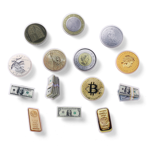 Gesper Dekoratif Universal untuk Pakaian dan Sepatu, Desain Kustom, Bahan Karet, Motif Dollar Australia, Pound Sterling, Euro, Cocok untuk DIY - Product Image 3