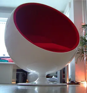 Art Furniture Single Round Shaped Sofa Chair Simple Modern Egg-shaped Chair Half Ball Chair