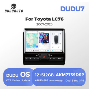 วิทยุติดรถยนต์ DUDUAUTO DUDU7 A7870 AKM7739 DSP QLED 2K ขนาด 9 นิ้ว สำหรับรถยนต์โตโยต้าแลนด์ครุยเซอร์ LC76 ซีรีส์ 70 - Product Image 1