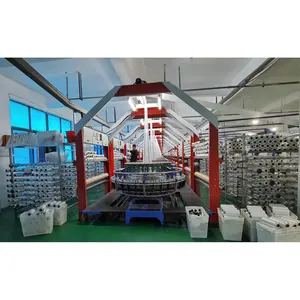 Máquina de trançado/máquina de tecido pp 4-obturador circular loom máquina/saco tecido pp