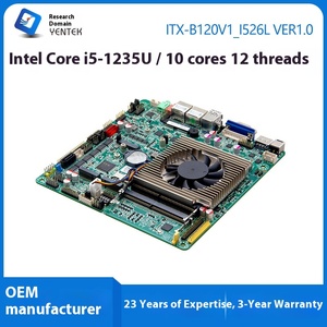 New HUISHUN 12th Generation I5i7-1255U 10-Core Mini ITX Industrial Control Motherboard DDR4 64GB Dual Network Port 6 <strong>Serial</strong> 5G - Product Image 2