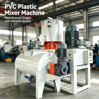 Mélangeur automatique clé en main haute vitesse en acier inoxydable pour PVC, unité de mélange chaud/froid, équipement complet pour la création d'une nouvelle usine de PVC