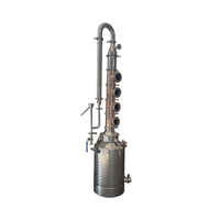 Accueil Distillation Équipement de fermentation Distillateur en cuivre 50L-200L Still for Alcohol Distillation Beverage & Wine Machines