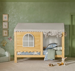 LM เตียงในบ้านไม้ดีไซน์แบบสแกนดิเนเวียสำห<span class=keywords><strong>รับ</strong></span>เด็กเตียงนอนเล่นสำหรับห้องนอนเด็กสะดวกสบาย - Product Image 1