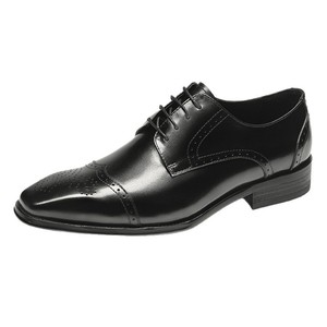 Chaussures Richelieu pour Hommes en Cuir Véritable – Confortables et Idéales pour le Bureau – Grande Vente - Product Image 1