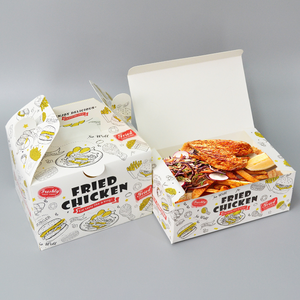 Thiết kế miễn phí Takeaway bao bì thực phẩm các tông bánh sandwich Hamburger Đóng gói hộp tùy chỉnh in vuông kraft Burger hộp - Product Image 4