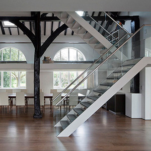 Diseño de parrilla de <span class=keywords><strong>ventana</strong></span> de hierro forjado Prima Escaleras rectas modernas Escaleras de acero Diseño de <span class=keywords><strong>escalera</strong></span> de hierro forjado - Product Image 4