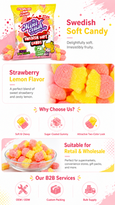 Caramelos Agridulces Suecos Bubs al por Mayor, Mezcla de Gomitas Agridulces, Tendencia en TikTok, <span class=keywords><strong>Calaveras</strong></span> Agridulces, Confitería Halal Directo del Fabricante - Product Image 6