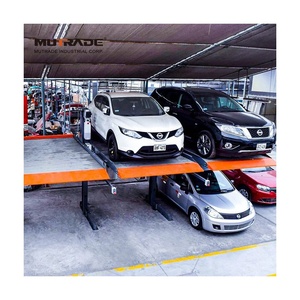 Elevador de Estacionamiento para Vehículos, Sistema de Estacionamiento Vertical de 2 Postes Hidráulicos con Capacidad para 2300 kg - Product Image 1