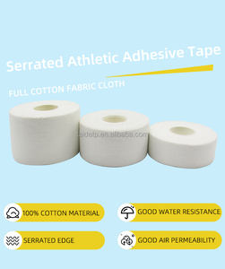 Bande de sport en oxyde de zinc 5cm X 9.1m Bandage de garde athlétique Poignet Genou Support de cheville pour basket-ball Football <span class=keywords><strong>Doigt</strong></span> Main Pied - Product Image 5