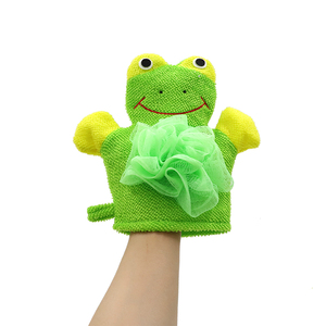 4 Pcs Bande Dessinée Exfoliant Gants Bébé Enfants Douche Lavage Des Gants Gants De Toilette pour Bébés - Product Image 5