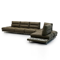 Neues Luxus-Ecksofa High-End-Designer-Sofas im römischen Stil