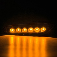 Ailead E4 Clear + Black Lens Amber LED Side Marker Turn Signal Light pour E46 E60 E61 E81 E87 E82 E88 E83 X3 E84 E90 E91 E92 E93