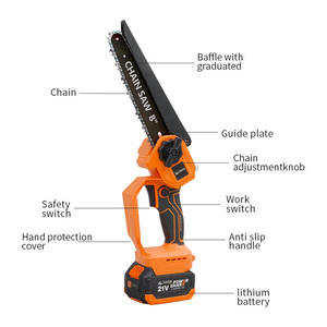 Juego de Herramientas Inalámbricas 5 en 1 Sin Escobillas, Llave de Impacto de 350N, Taladro, Martillo Angular, Motosierra, PKS-098, Potente Máquina de 21V Sin Escobillas - Product Image 2