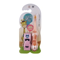 Brosse à dents pour enfants avec jouet petite brosse à dents de voiture pour enfants brosse à dents de blanchiment dentaire poils en Nylon usine directe