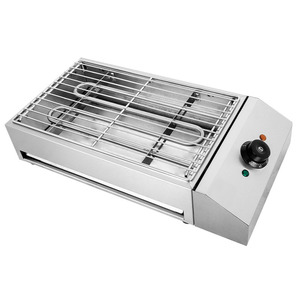 Barbecue électrique de table en acier inoxydable sans fumée pour les ailes de poulet, usage commercial - Product Image 2