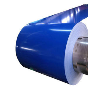 Feuille de toiture en bobine d'acier PPGI DX51 <span class=keywords><strong>Zinc</strong></span> enduit de diverses couleurs JIS/BIS/ASTM BS pulvérisé à froid pour le soudage de coupe de pliage - Product Image 1