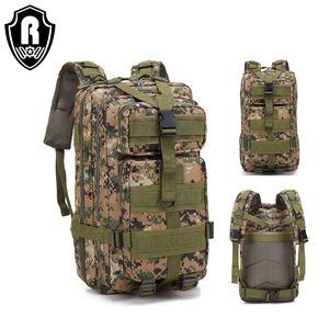 Ba Lô Chiến Thuật Ba Lô Molle Ngụy Trang Màu Xanh Quân Đội Tấn Công Cỡ Nhỏ 3 Ngày Chất Lượng Tốt - Product Image 2