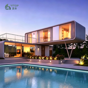 Casa Prefabricada Moderna en Contenedor Marítimo, Cabaña Tipo Cápsula de Lujo, Casa Prefabricada para Vivienda Auxiliar o Hotel - Product Image 1