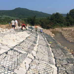 Panier en <span class=keywords><strong>gabion</strong></span> hexagonal soudé en fil de fer galvanisé, mur de soutènement, cage à pierres, jardin, 100x100x50, 2.0-4.0mm, marque XUWEI - Product Image 1
