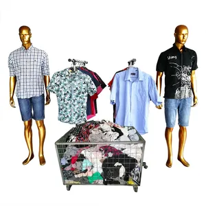 Bulk-items Second Hand Used Men Mixed Shirt-Short Super Ebay Bales Lightly Slightly Resale Used Clothes For Sale