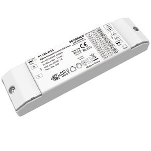 10-42VDC 2CH *(150-450mA) 12W Zigbee CCT Controlador <span class=keywords><strong>LED</strong></span> de corriente constante Controlador <span class=keywords><strong>LED</strong></span> regulable Aplicación Tuya Control de voz - Product Image 2