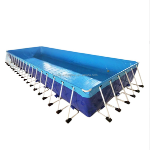 Piscine hors sol en PVC avec structure métallique, grand bassin de natation <span class=keywords><strong>d</strong></span>'été, piscine hors sol en PVC avec structure métallique - Product Image 6