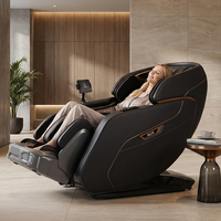 Fauteuil de massage intelligent à gravité zéro 180W avec massage des jambes par rouleaux et recharge sans fil pour une récupération musculaire profonde