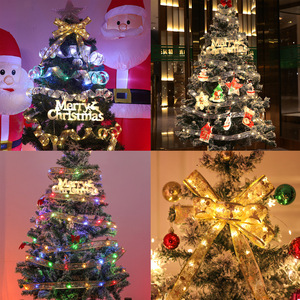 Cinta de Luz LED Navideña, Guirnalda de Satén, Decoración para Interiores del Hogar, Decoración para Árbol de Navidad, Artículos de Decoración para Fiestas - Product Image 2