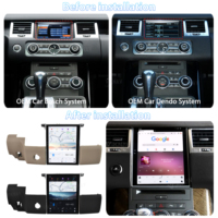 Autoradio AC Panel pour Land Rover Range Rover Sport L320 2009-2013 Wireless Apple Carplay Android Auto GPS Navigation DVD Player