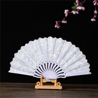 Éventail pliant en bambou pour femmes, style chinois, en poudre d'argent, motif Dragon Bone, pour mariage, Nouvel An chinois, mode espagnole