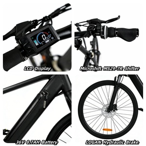 <span class=keywords><strong>Vélo</strong></span> <span class=keywords><strong>électrique</strong></span> tout-terrain/urbain/neige YANGOR H700 avec cadre en aluminium, <span class=keywords><strong>batterie</strong></span> lithium-polymère, 7 vitesses, roues de 29 pouces, freins à disque, moyeu arrière - Product Image 4