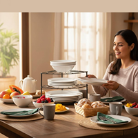 Étagère à épices en fer à 3 niveaux, support de rangement d'angle pour condiments, support de rangement de cuisine pour ustensiles