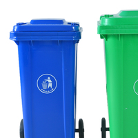 Vente en gros de poubelles en plastique écologiques de 120L et 240L, poubelles, bacs à déchets, conteneurs à déchets extérieurs, gestion des déchets alimentaires