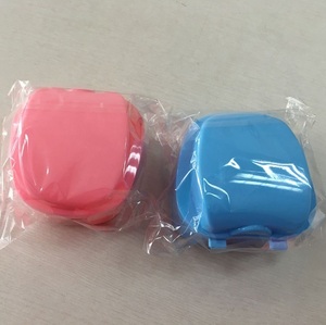 Boîte de rangement pour prothèses dentaires en plastique avec filet suspendu - Product Image 2