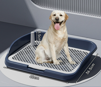 Toilettes pour grands chiens, toilettes intérieures modernes en plastique pour chiens et chats, écologiques, faciles à nettoyer