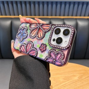 Custodia per Telefono di Lusso con Placcatura, Diamanti Brillanti e Fiori in Strass per <span class=keywords><strong>iPhone</strong></span> <span class=keywords><strong>11</strong></span> 12 13 14 15 16 17 <span class=keywords><strong>Pro</strong></span> Max, <span class=keywords><strong>Cover</strong></span> Morbida Antiurto - Product Image 3
